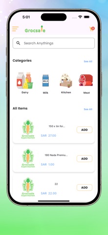 Grocsale Supermarket screenshot