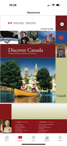 Canada Citizenship Test 2026 screenshot