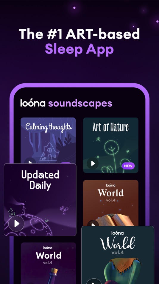 #9. Loóna: Sleep, reduce anxiety (iOS) Ved: Loona Inc