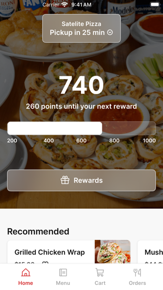 Satelite Pizza To Go iPhone screenshot 1 - Food & Drink app