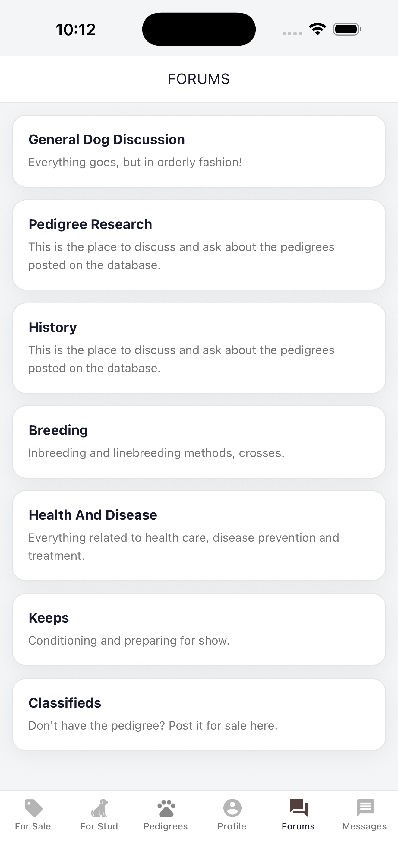 Pedigree Database screenshot 4