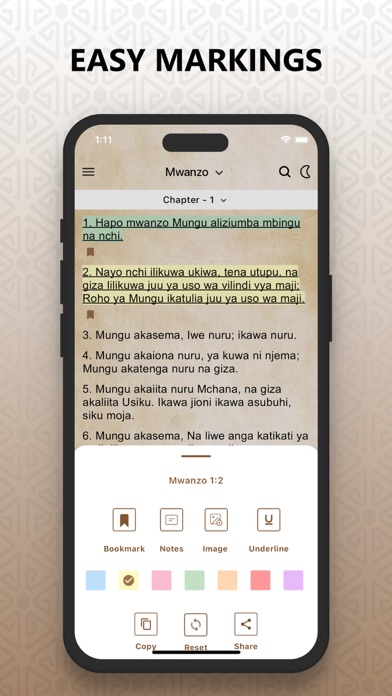 Biblia Takatifu ya Kiswahili. Screenshot