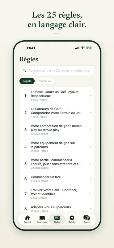 Règles de Golf: Quiz & Aide screenshot 7 of 10