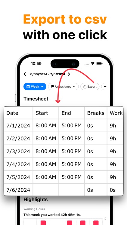 Clock in and out Hours-Tracker screenshot-7