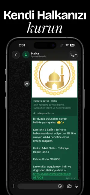 Halka - Shared Dhikr & Dua screenshot 3