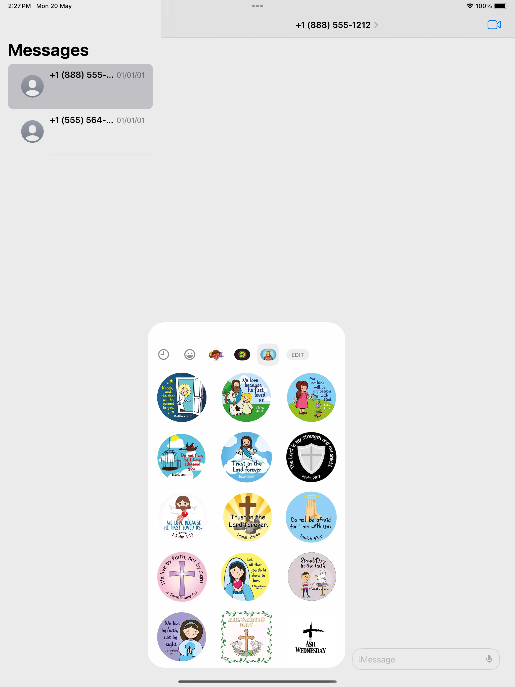 Animated Jesus Christ Stickers