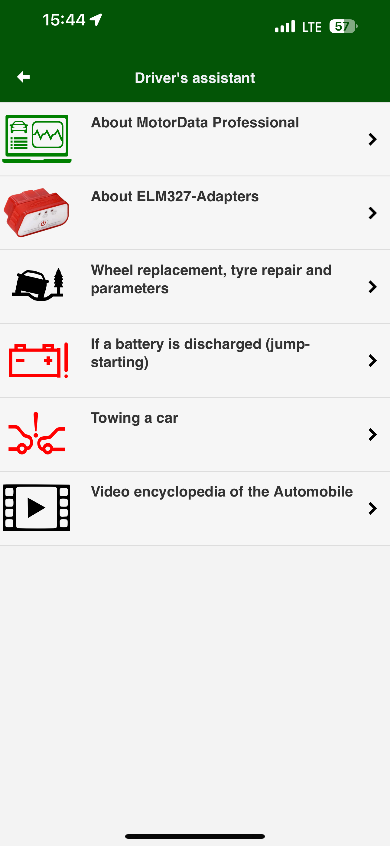 MotorData OBD ELM car scanner