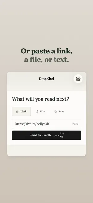 DropKind: Send to Kindle iPhone screenshot 3