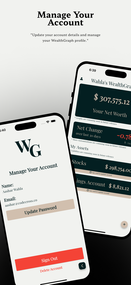 WealthGraph |Track Your Wealth screenshot 1