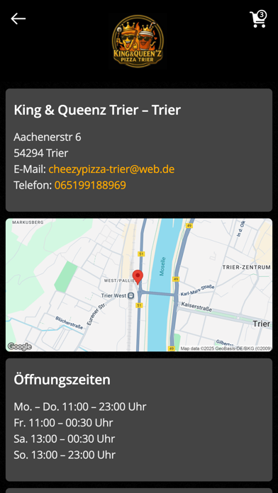 King & Queenz Pizza Trier Screenshot