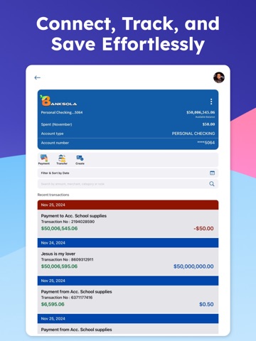 Banksola: Budget Planner iPad screenshot