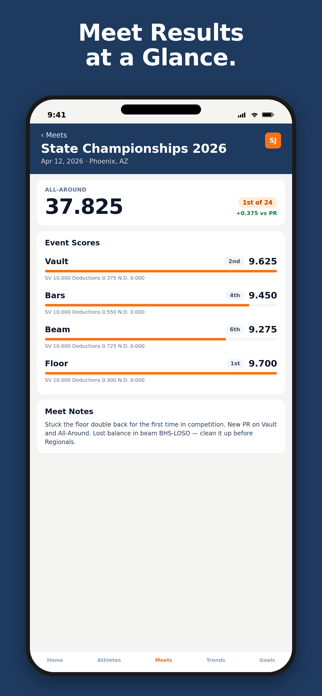 MeetVault Score Tracker Screenshot 7 of 9