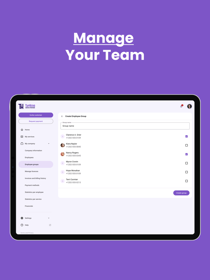 TapHero - Service Provider