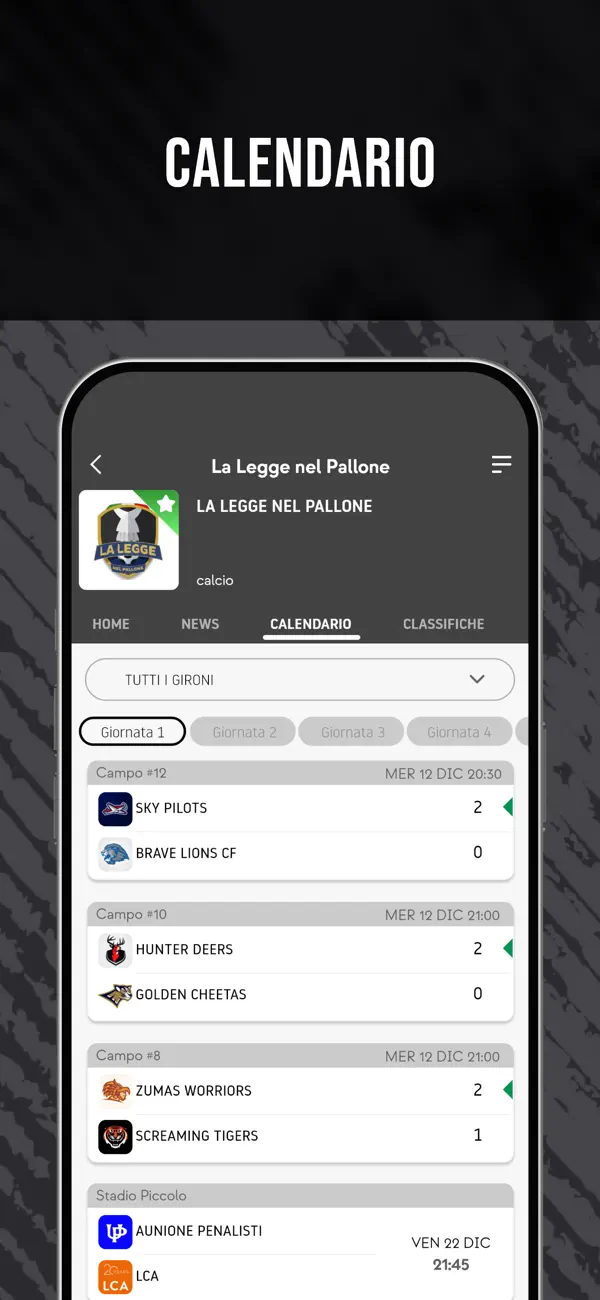Screenshot #3 pour La Legge nel Pallone