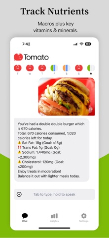 Tomato AI – AI Health Coach screenshot