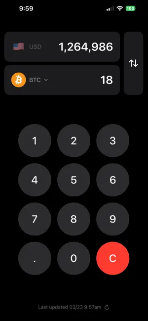Crypto Calculator: Satoshi screenshot 2