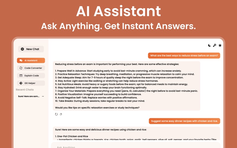 AI Chat Bot Agent: Ask Vyroxa iPhone screenshot