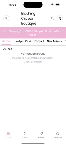 Blushing Cactus Boutique app screenshot 2