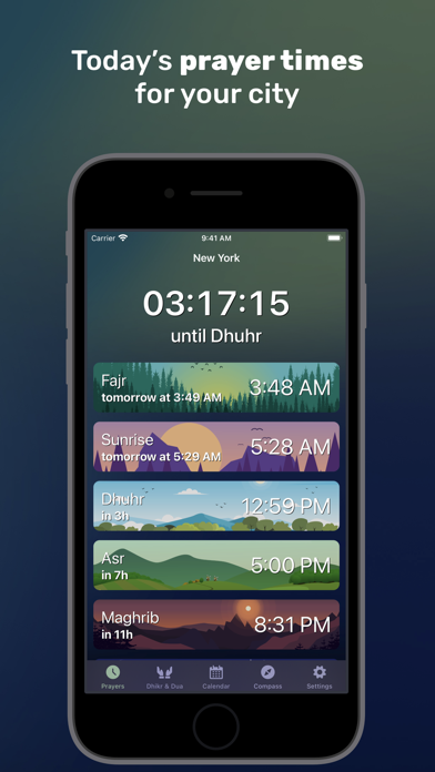 Prayer Times · Screenshot