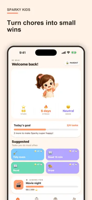 Sparky Kids: Reward Chart screenshot 1