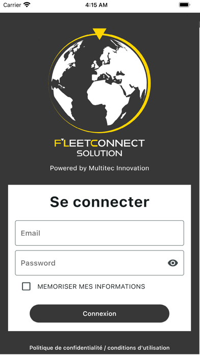 Screenshot #1 pour FLeetConnect Solution