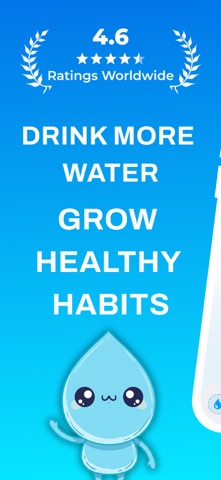 Water Reminder & Tracker. Screenshot 1 of 5