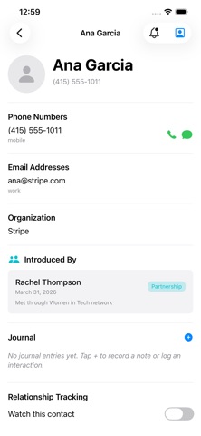 Nexus Contacts screenshot