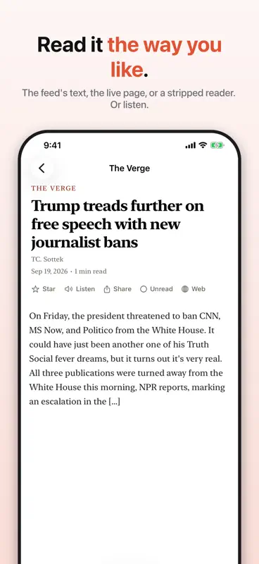 Unlimited News screenshot 2 of 3