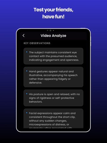 LieScope : AI Lie Detector iPad screenshot