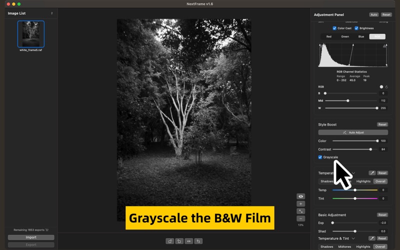 App screenshot