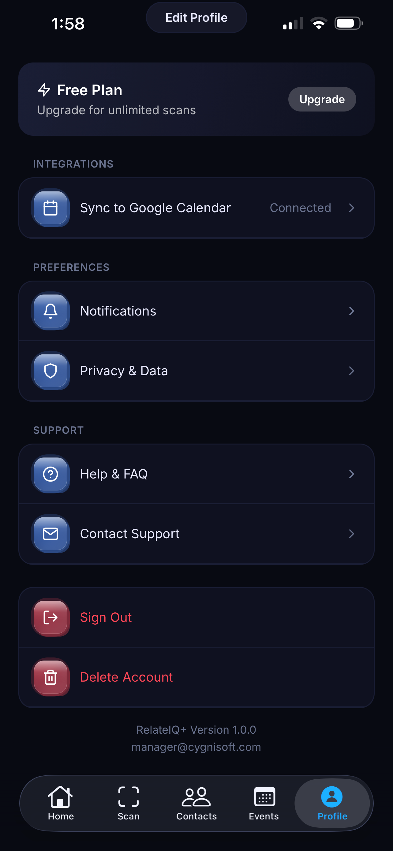 RelateIQ+ screenshot 5
