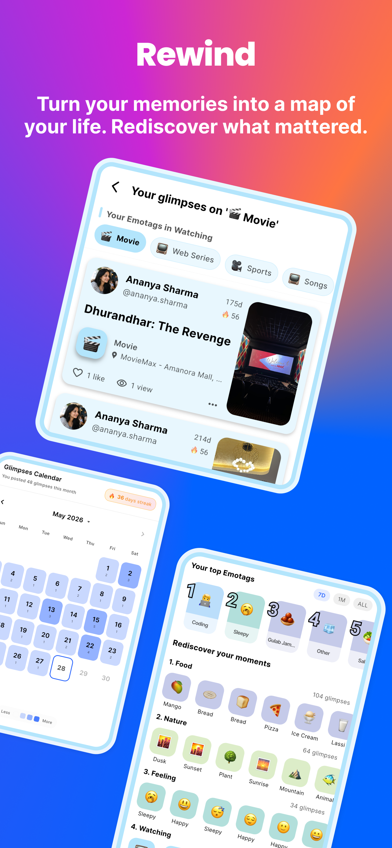 Glimpses: Social Network