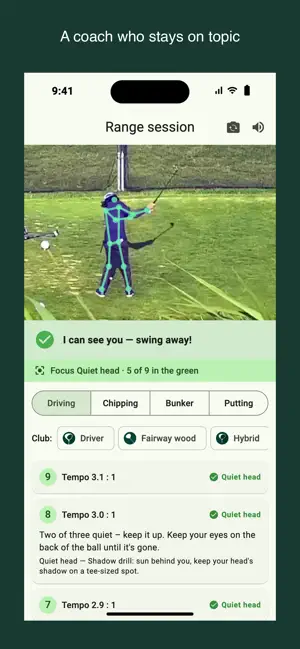 JaMaGolf – AI Swing Analyzer screenshot 2
