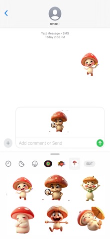 奇幻蘑菇贴纸 screenshot