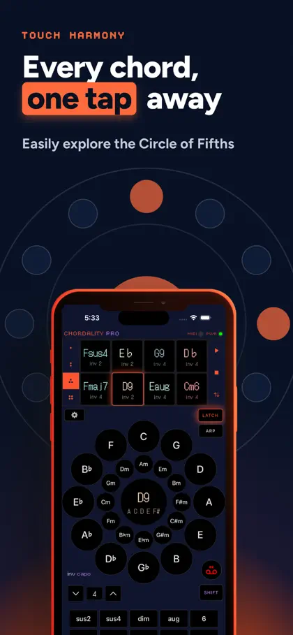 Screenshot 3 di 6 di Chordality