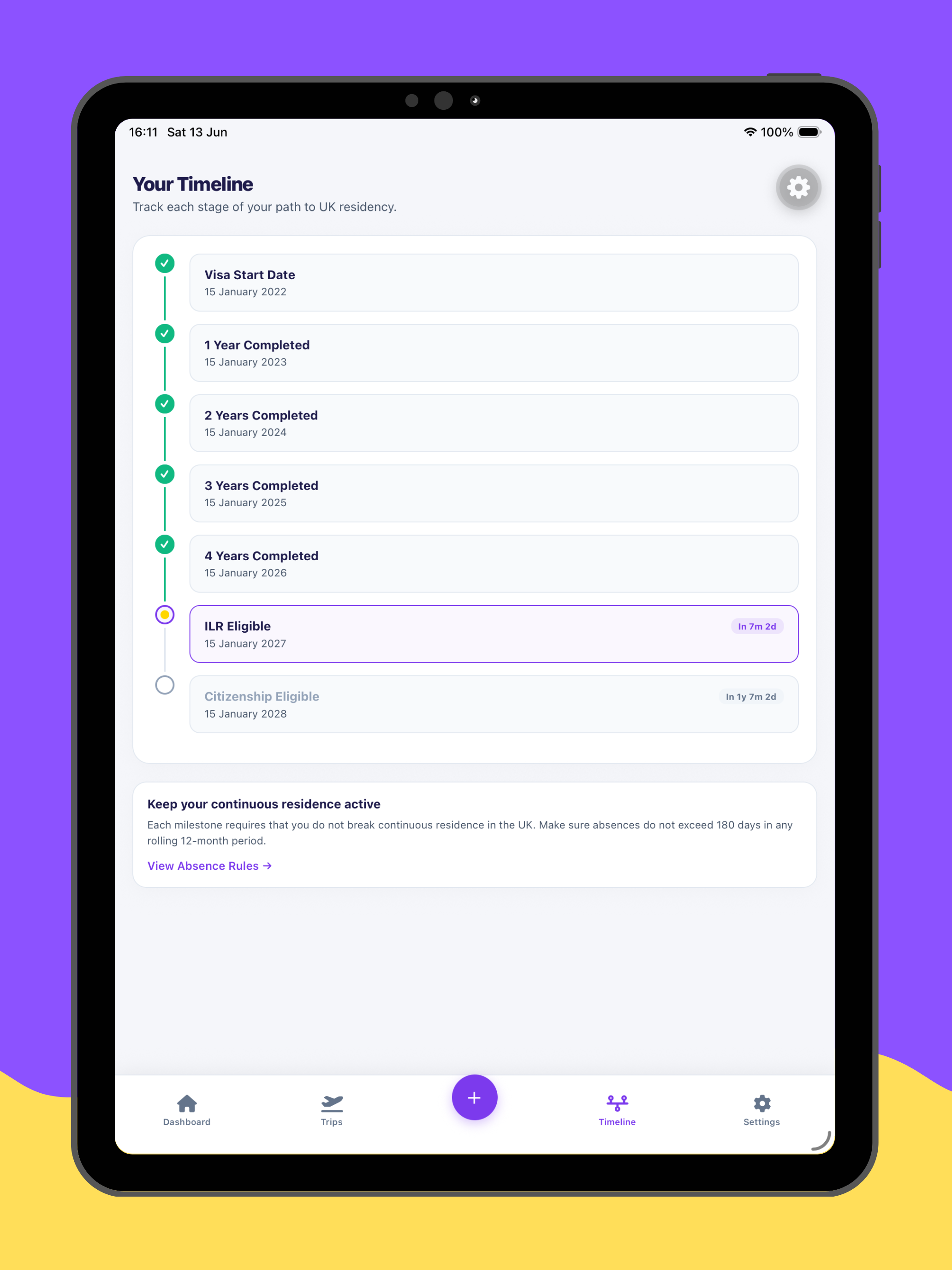 RKY ILR & Citizenship Tracker screenshot 9