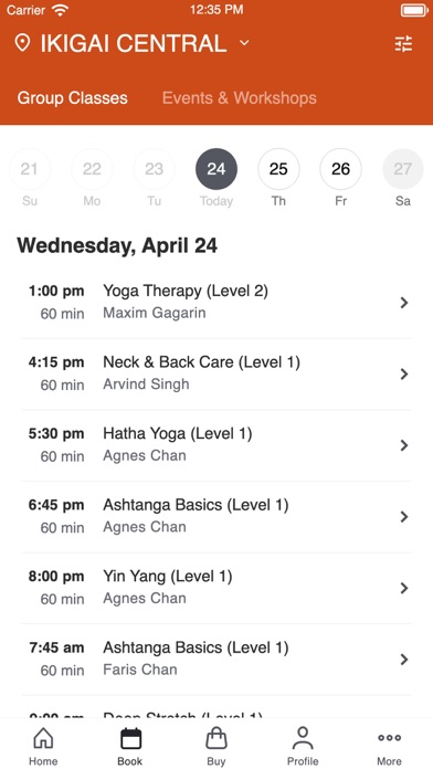 IKIGAI Wellness Studio Screenshot