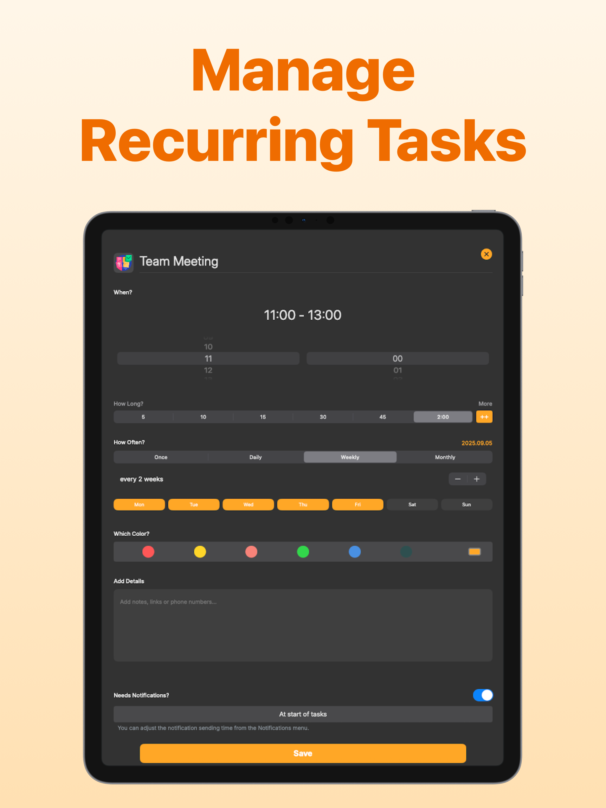 Stack: Weekly Schedule Planner