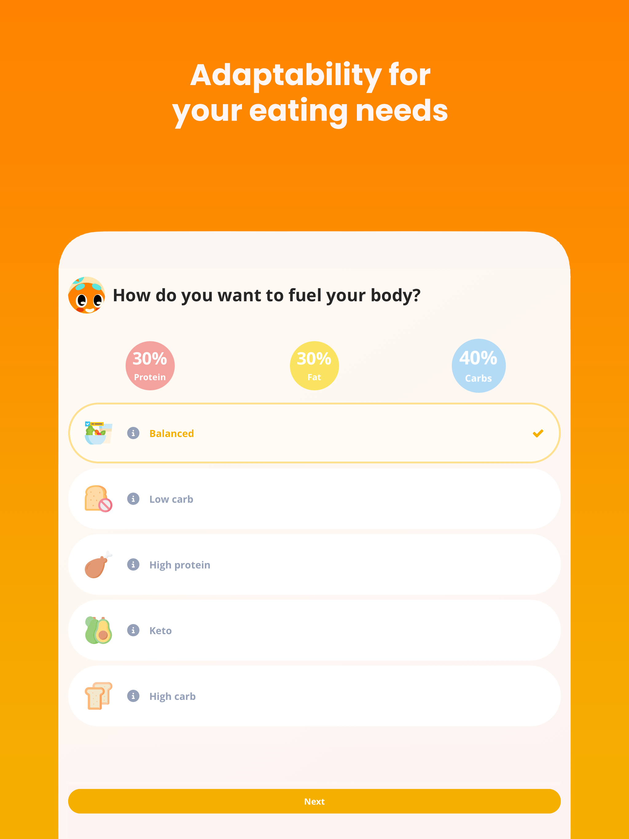 Mango Bites - Food Tracker