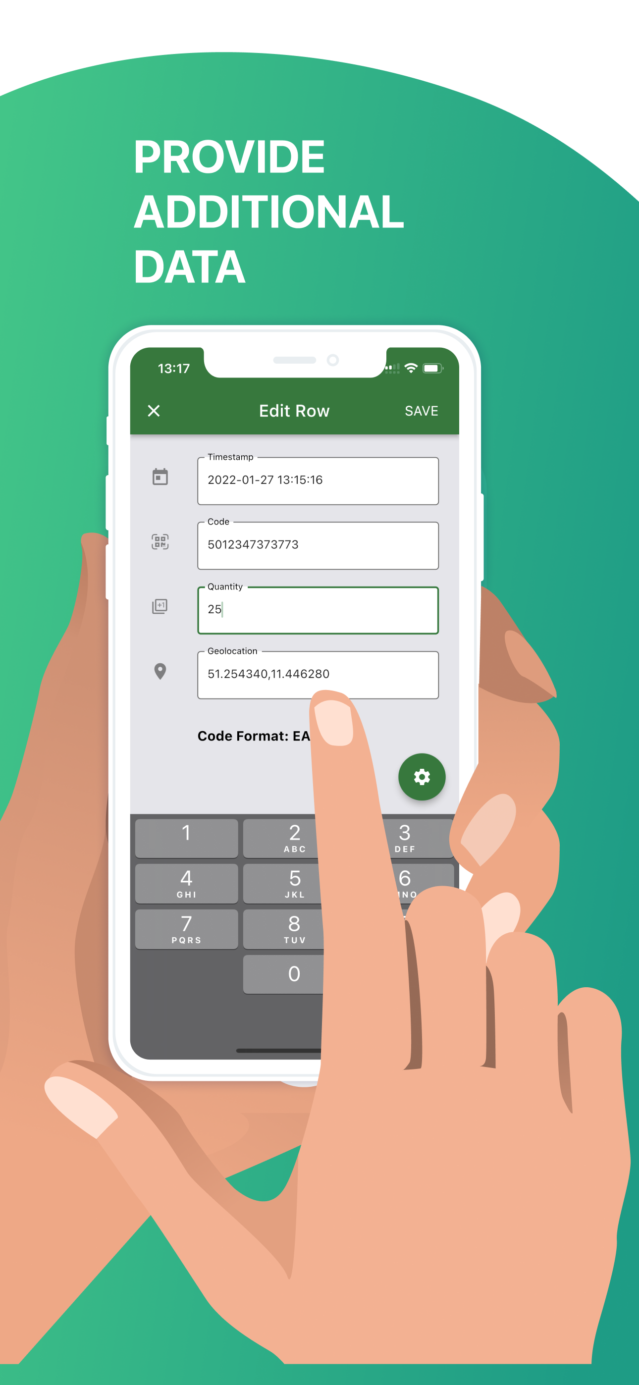 Scan to Excel