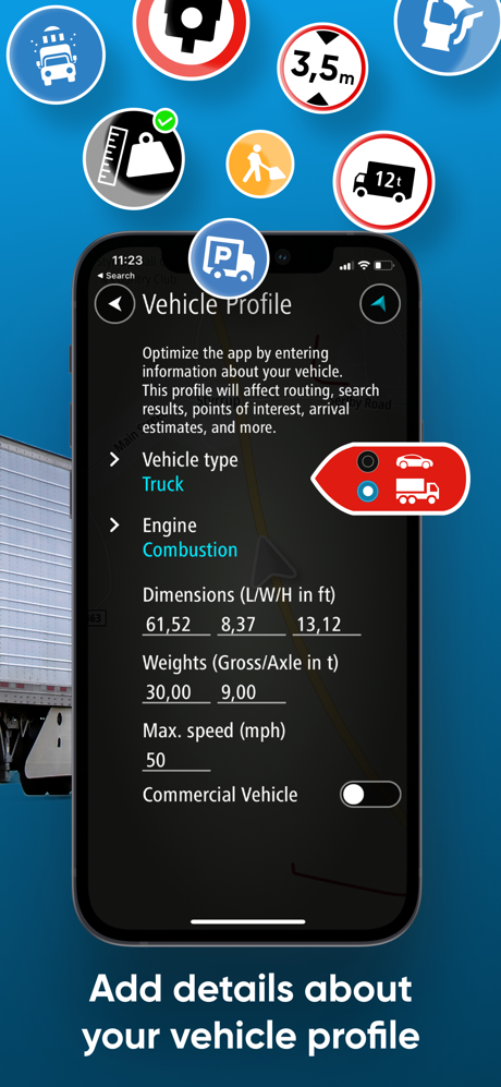 TomTom GO Expert: Truck GPS screenshot 2