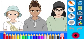 Kpop Girls Coloring & Puzzle screenshot