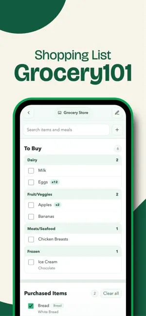 Grocery101 screenshot 1