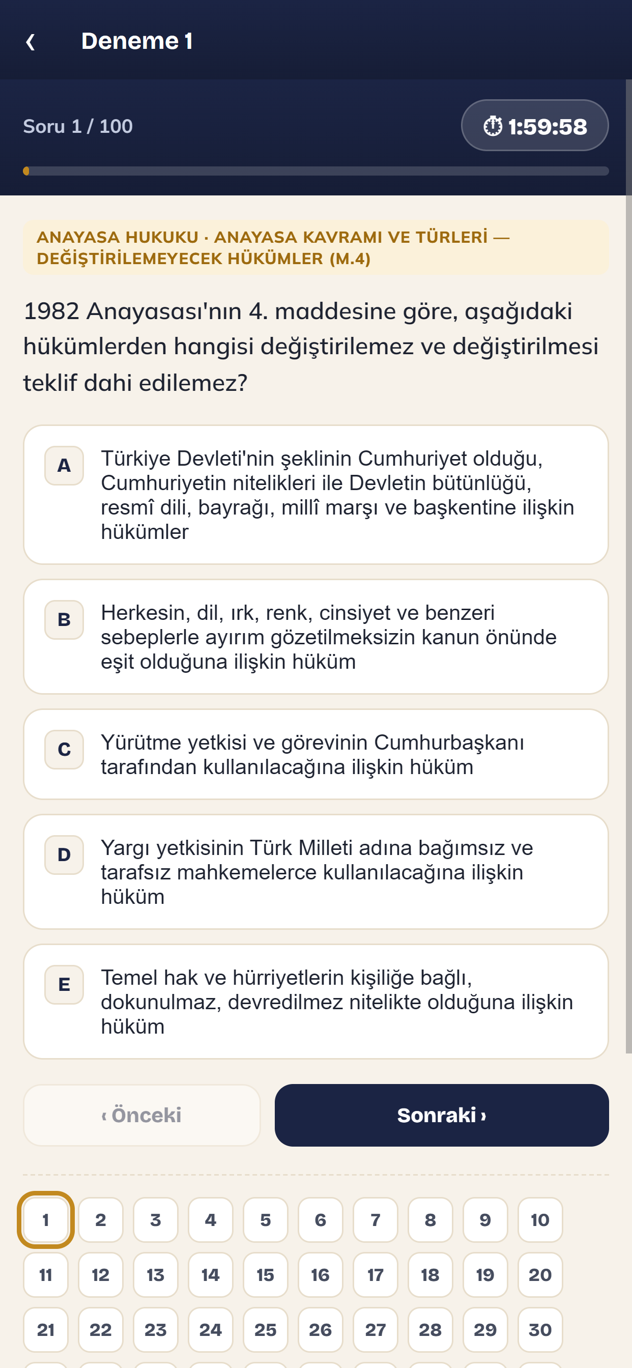 Komiser Yrd. Deneme PAEM 2026 screenshot 4
