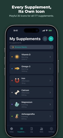 Supplement & Vitamin Tracker Screenshot 2 of 7