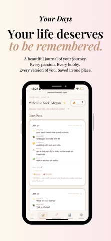 Passion Flow Daily screenshot