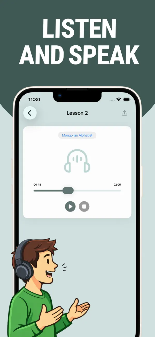 Screenshot #3 pour Fast - Speak Mongolian