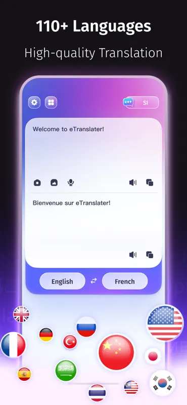 eTranslator-AI Translate screenshot 1 of 10