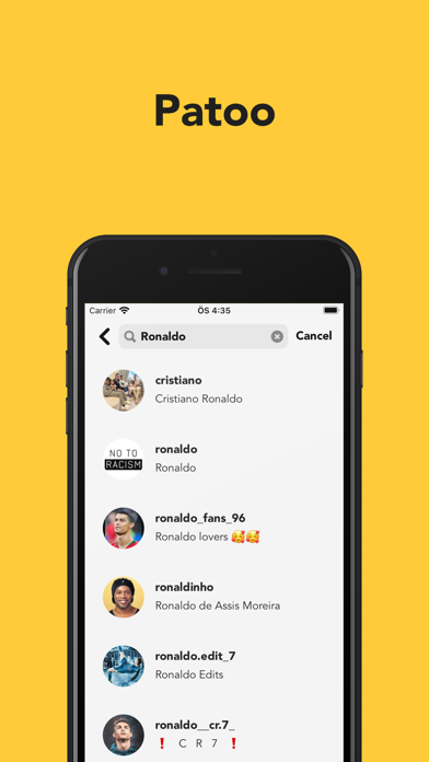 App screenshot