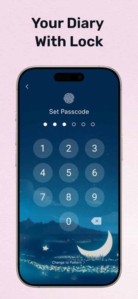 My Diary - Journal with Lock - The app ensures personal privacy with its robust diary lock feature, allowing users to secure their memories with a customizable passcode and fingerprint authentication.